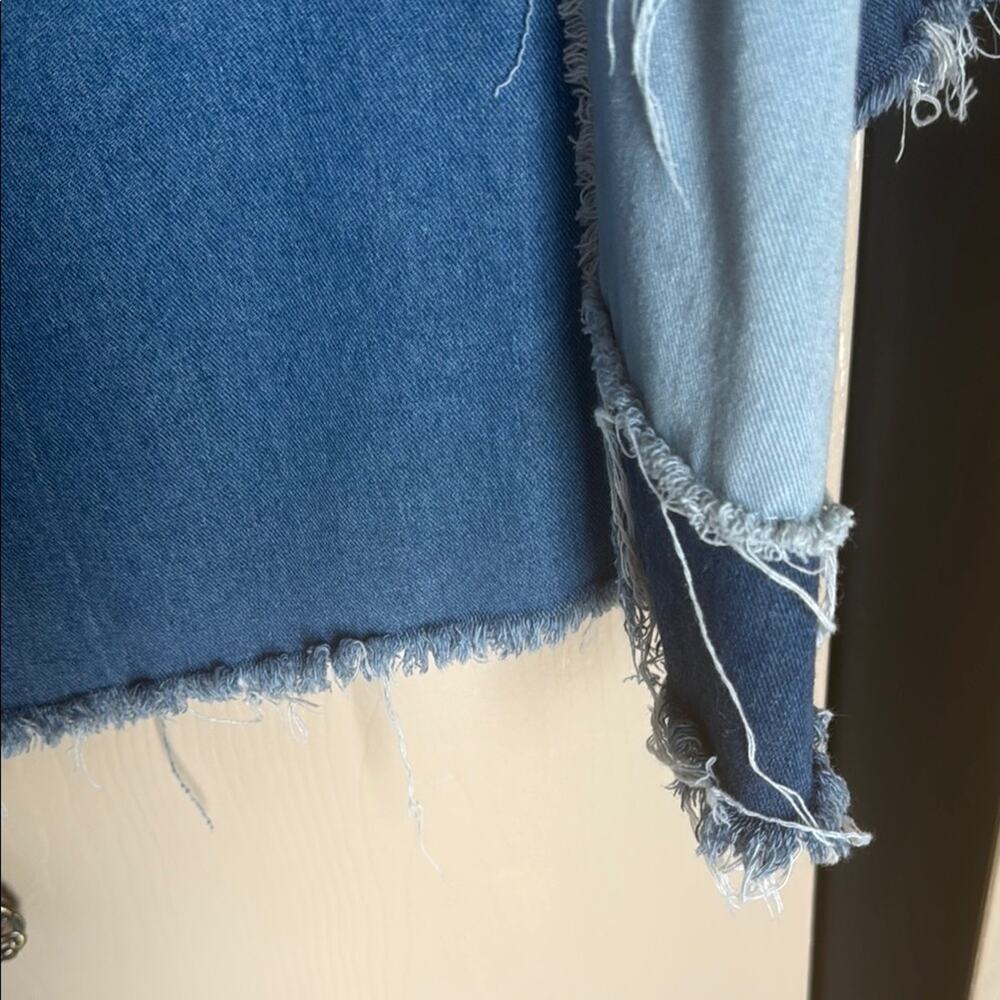 Patchwork Denim Top - Picture 4 of 6